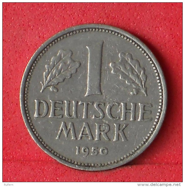 GERMANY FEDERAL REPUBLIC  1  MARK  1950 F   KM# 110  -    (Nº08151) - 1 Marco