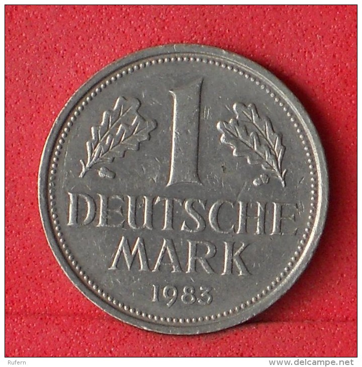 GERMANY FEDERAL REPUBLIC  1  MARK  1983 D   KM# 110  -    (Nº08153) - 1 Marco