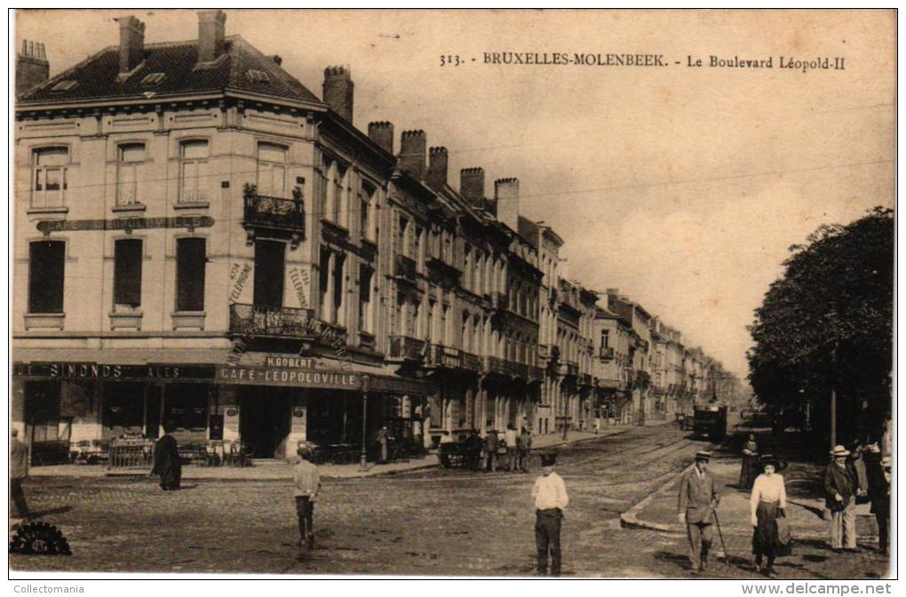 BRABANT   3 CP Molenbeek Amities En Perles  BLd Leopold II '18   Bld Du Jubilé  Le Square - Molenbeek-St-Jean - St-Jans-Molenbeek