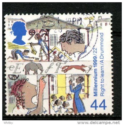 Great Britain 1999 44p Right To Learn Issue #1865 - Unclassified