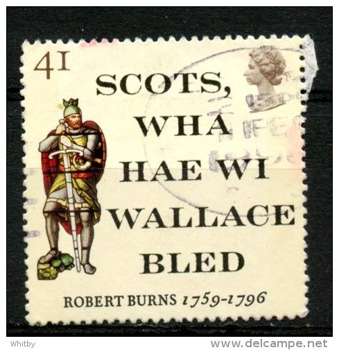 Great Britain 1996 41p Robert Burns Issue #1641 - Unclassified