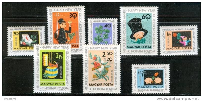 HUNGARY - 1963. New Year 1964 Cpl.Set MNH! - Nuevos