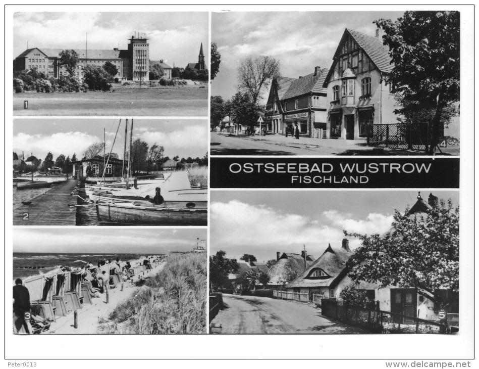 Ostseebad Wustrow, Fischland, Mehrbildkarte. Normalformat - Fischland/Darss