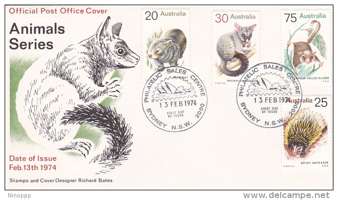 Australia 1974 Animals FDC - FDC