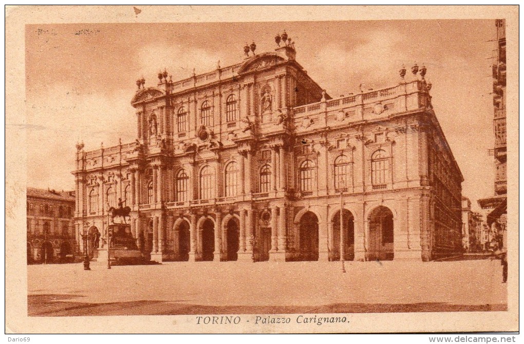 1933 TORINO -  PALAZZO CARIGNANO - Palazzo Carignano