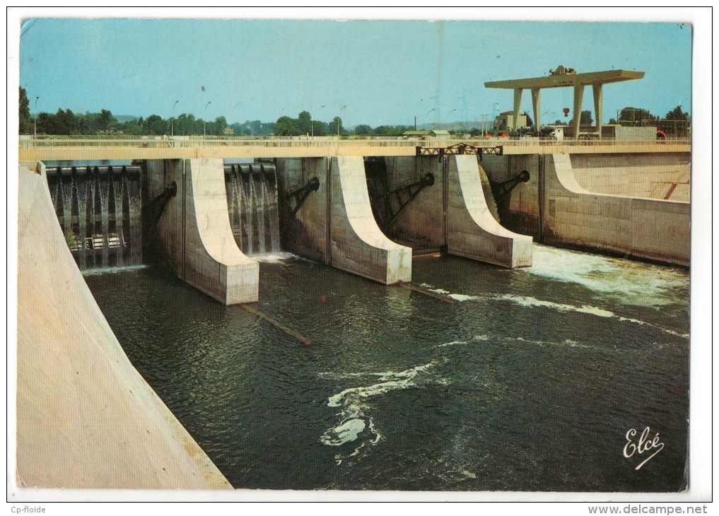 47 - VILLENEUVE-SUR-LOT . LE BARRAGE AVEC SES CHUTES . BARRAGE HYDRAULIQUE - Réf. N°7091 - - Villeneuve Sur Lot