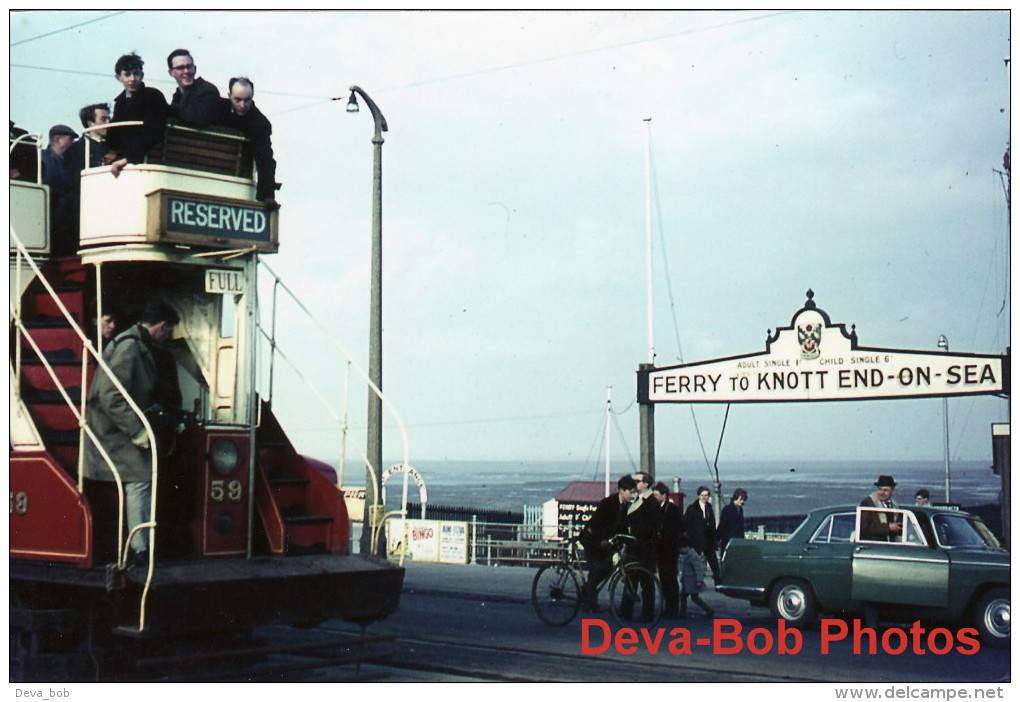 Tram Photo Blackpool Corporation Tramways Dreadnought 59 Fleetwood Ferry - Trains