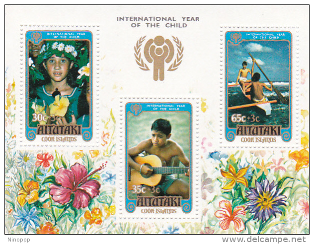 Aitutaki 1979 International Year Of The Child, Charity, Souvenir Sheet MNH - Aitutaki