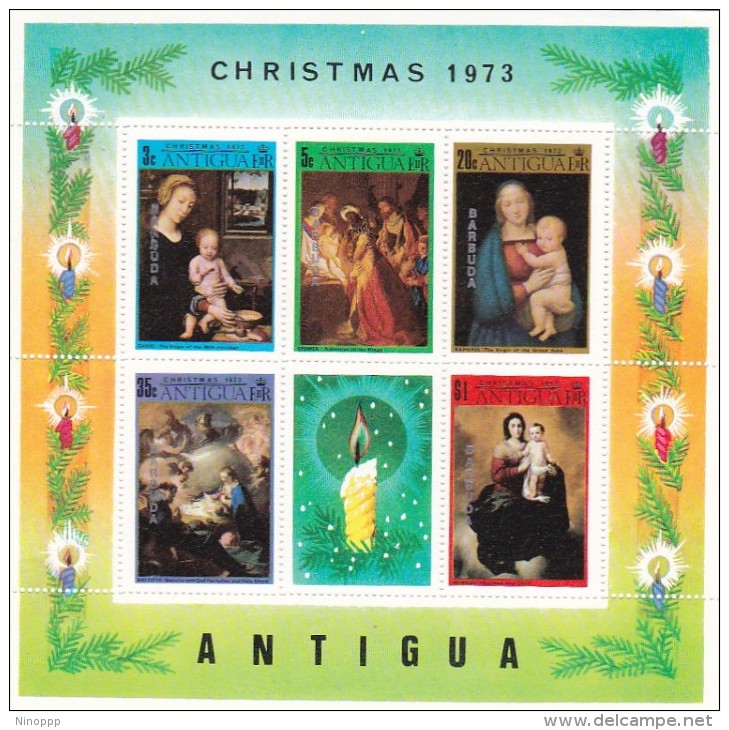 Antigua 1973 Christmas Souvenir Sheet MNH - Sonstige & Ohne Zuordnung