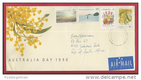 AUSTRALIA, 1990, Addressed Cover, Antarctic Territories,  F2372 - Postal Stationery