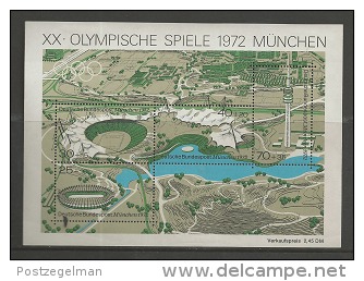 GERMANY, 1972, MNH Stamps/block, Olympic Games Munchen,   F2377 - Other & Unclassified