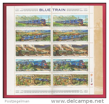 REPUBLIC OF SOUTH AFRICA , 1998, MNH Stamps/booklet, The Blue Train , MI Nr. 1179  , F3771 - Markenheftchen