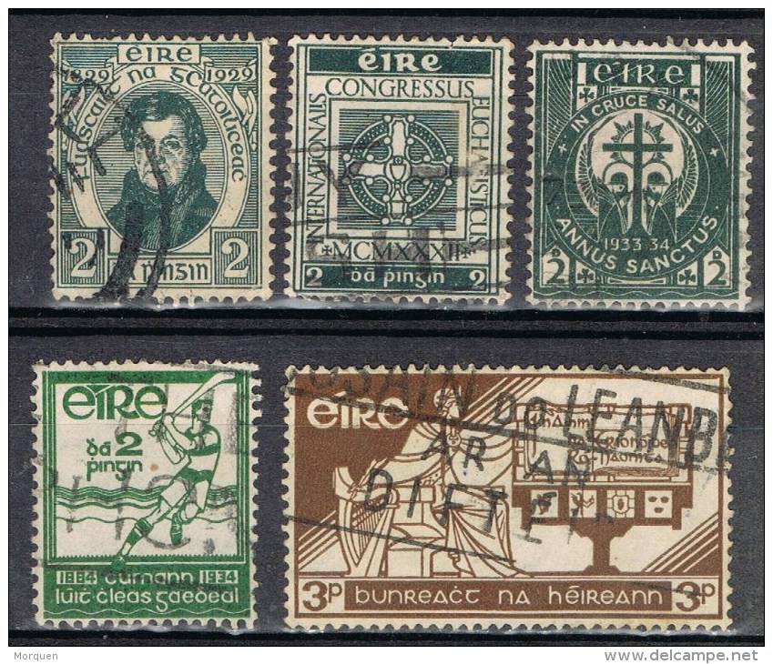 EIre, IRLANDA 1923, Estado Libre, Yvert Num 55-60-62-64 Y 72 º - Used Stamps