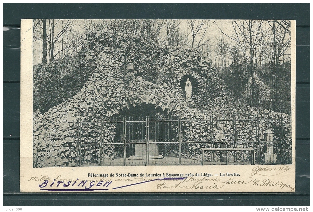 BILSEN: Pélerinage De Notre Dame De Lourdes,  Gelopen Postkaart 1905 (GA15624) - Bilzen