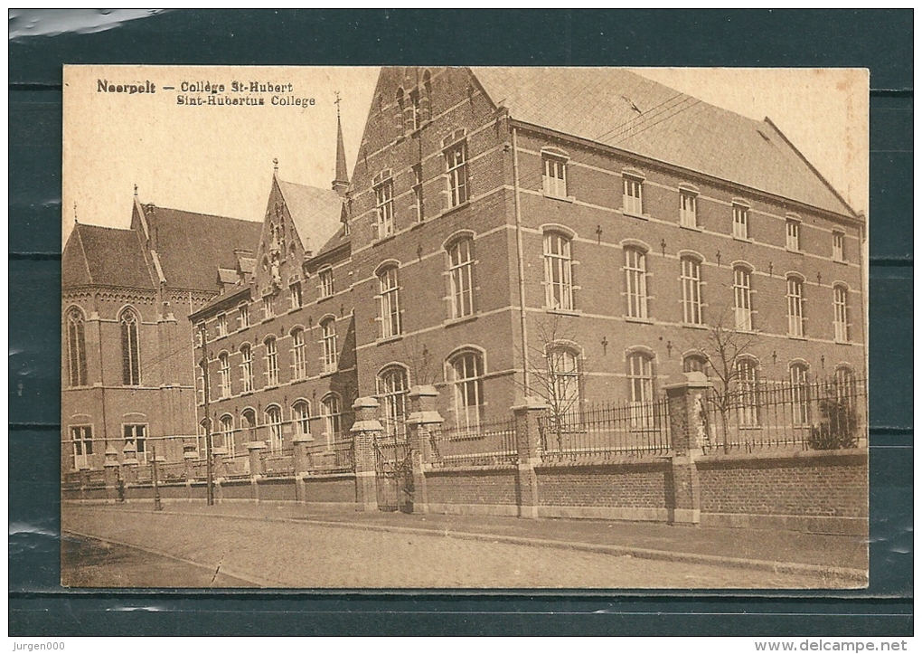 NEERPELT: Collége St Hubert, Niet Gelopen Postkaart (GA15756) - Neerpelt