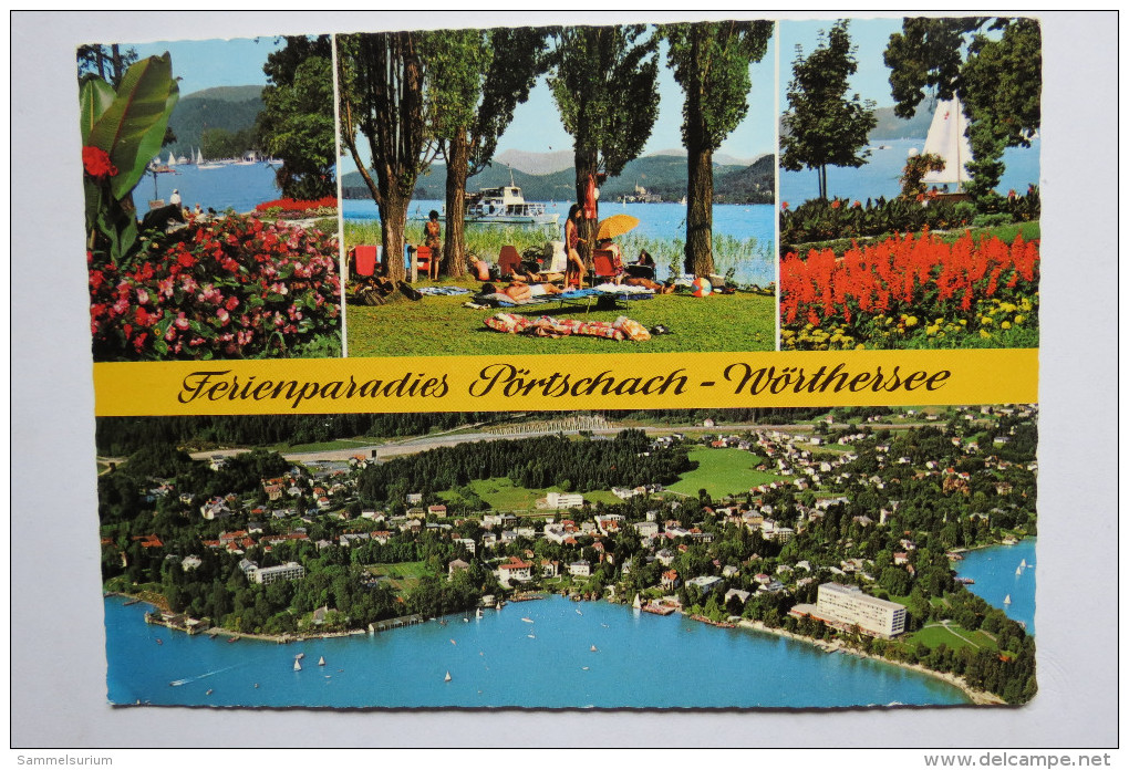 (5/4/8) AK "Pörtschach" Ferienparadies Am Wörthersee - Pörtschach