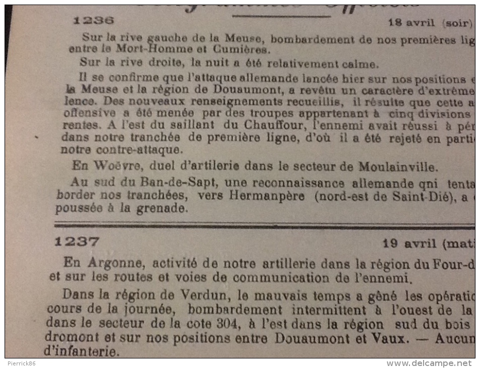 JOURNAUX DE GUERRE 20 AVRIL 1916 AÉROPLANE GÉANT Igor SIKORSKY ET LE TSAR / TREBIZONDE / GALICE - Autres & Non Classés