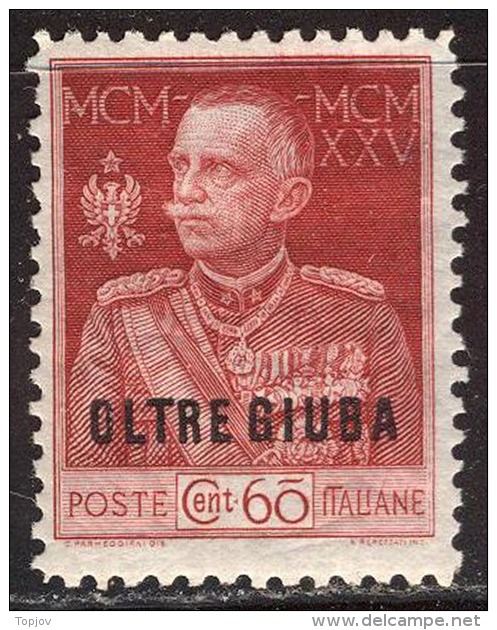 ITALIA - OLTRE GIUBA - GIUBILEO - *MLH - 1925 - Oltre Giuba