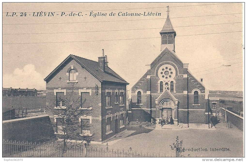 NORD PAS DE CALAIS - 62 - PAS DE CALAIS - LIEVIN -Eglise De Calonne Lievin - Lievin