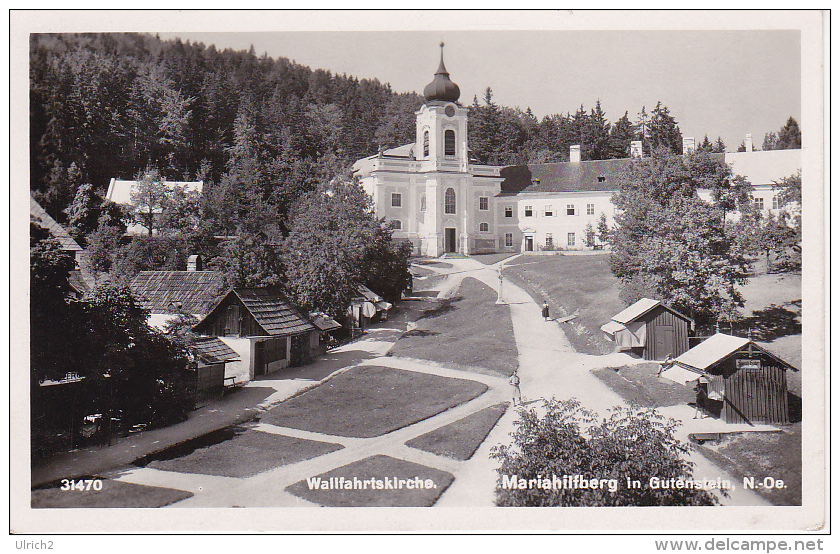 AK Gutenstein - Wallfahrtskirche Mariahilfberg - 1934 (8569) - Gutenstein