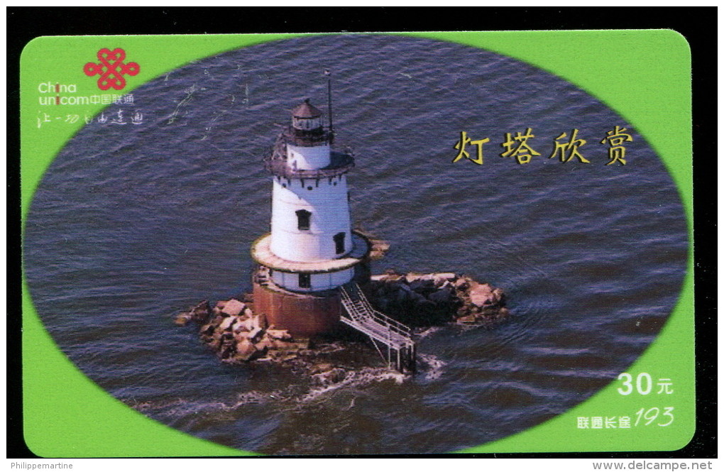 Télécarte China Unicom - Phare - Leuchttürme