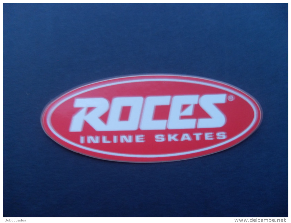 ADESIVO PUBBLICITARIO VINTAGE ROCES SKATES ONLINE FORMATO PICCOLO - Altri & Non Classificati