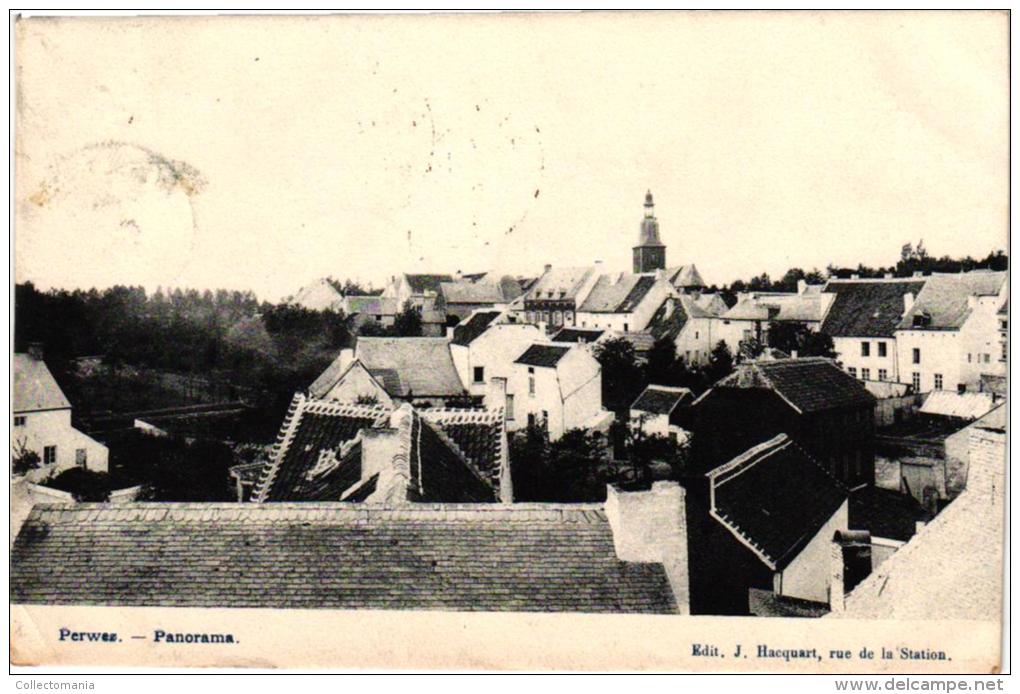 BRABANT 2 CP Perwez    Panorama '07   Panorama Vers La Gare   1907 - Perwez