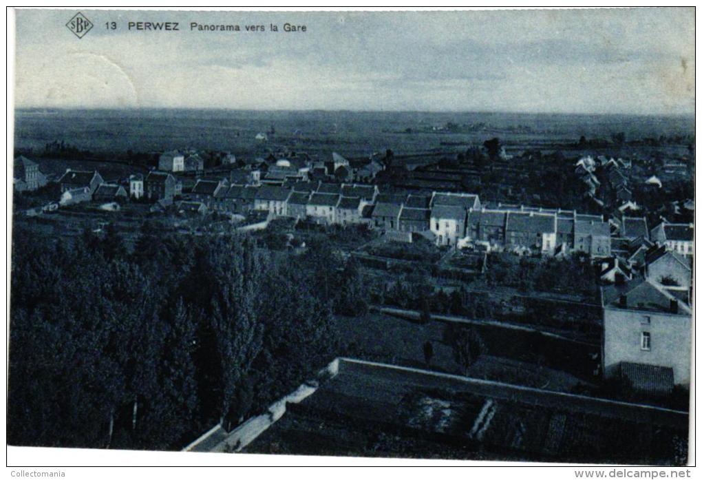BRABANT 2 CP Perwez    Panorama '07   Panorama Vers La Gare   1907 - Perwez