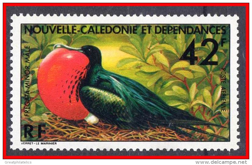 NEW CALEDONIA  1977 FRIGATE BIRD SC#C138 MNH CV$7.00 - Neufs