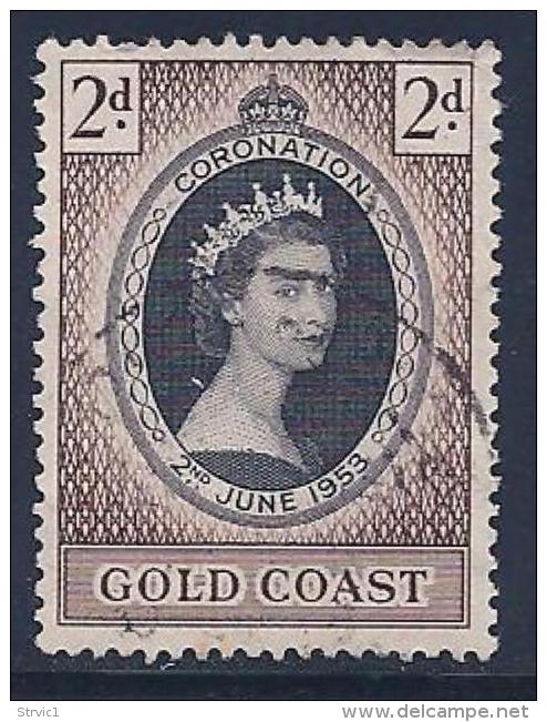 Gold Coast, Scott # 160 Used Coronation, 1953 - Gold Coast (...-1957)