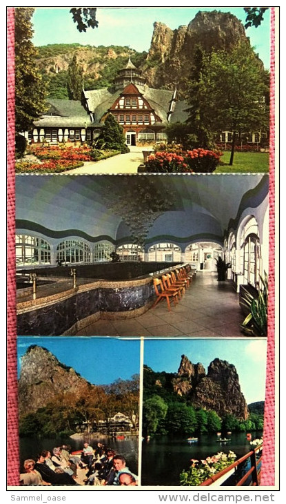Bad Münster Am Stein - Ebernburg An Der Nahe  -  12 Kleine Falt-Ansichtskarten  -  Ca. 1980 - Bad Muenster A. Stein - Ebernburg