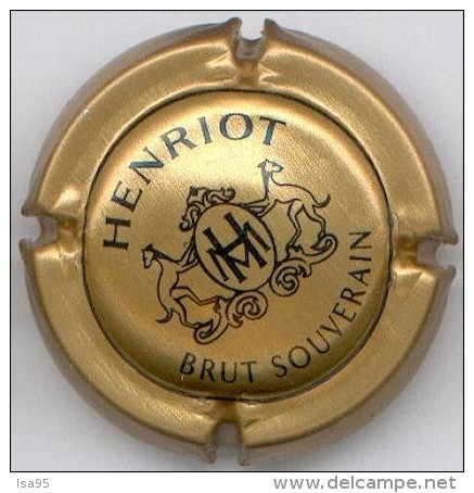 CAPSULE-CHAMPAGNE HENRIOT N°50 Brut Souverain Or Pâle - Henriot