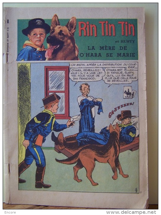 RINTINTIN ET RUSTY. LA MERE DE O´HARA SE MARIE.  9834CPLTMELU. - Rintintin