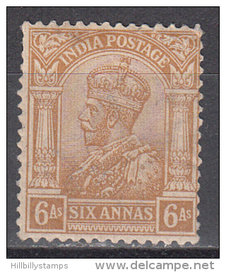 India      Scott No.   89    Used    Year  1911   Wmk 39 - 1902-11  Edward VII