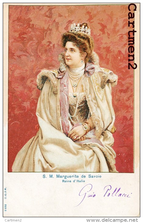 LA REGINA DI ITALIA S.M. MARGHERITA DI SAVOIA MARGUERITE DE SAVOIE REINE D'ITALIE 1900 - Case Reali