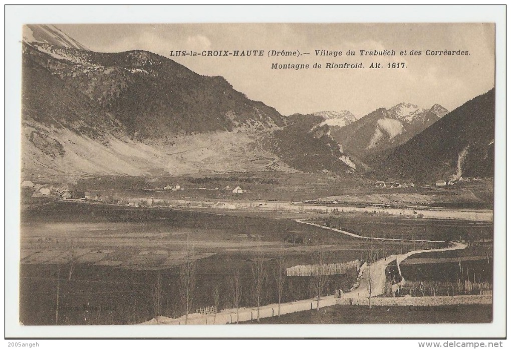 26 Dép.- Lus-la-Croix-Haute (Drôme).- Village Du Trabuëch Et Des Corrèades -  Carte Postale No - Autres & Non Classés