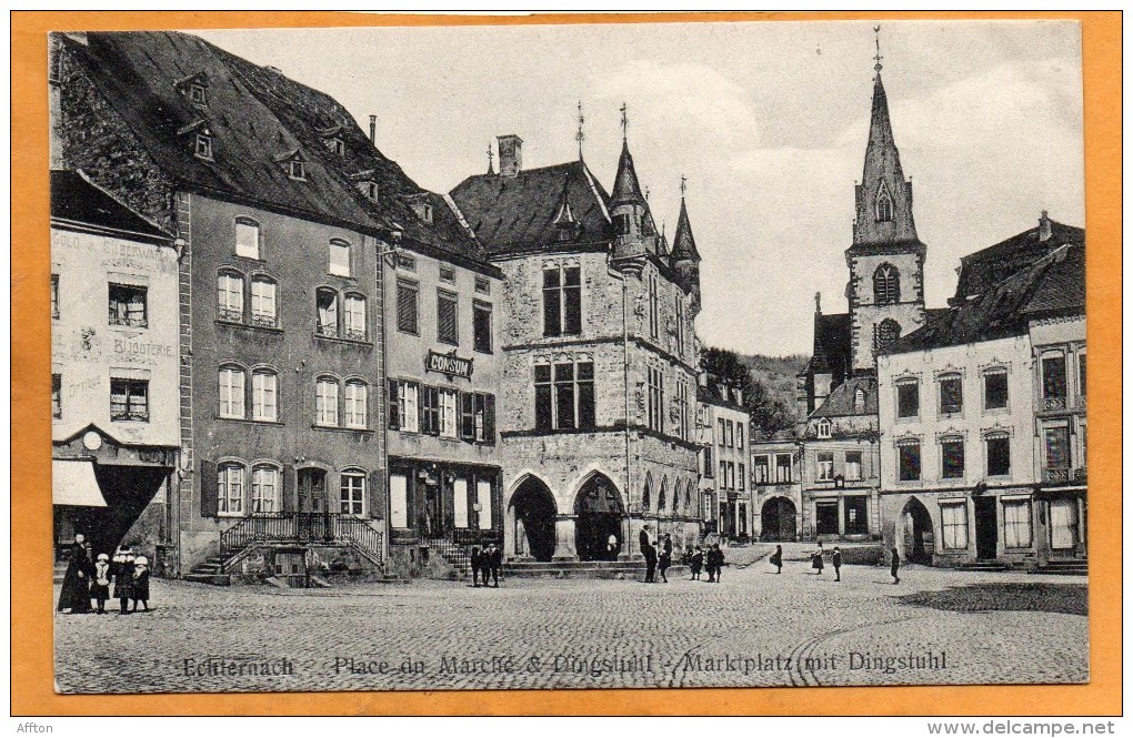 Echternach Consum 1905 Luxembourg Postcard - Echternach