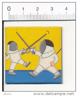 Magnet / Humour Sport Escrime Fencing  / K-B-1 - Magnets