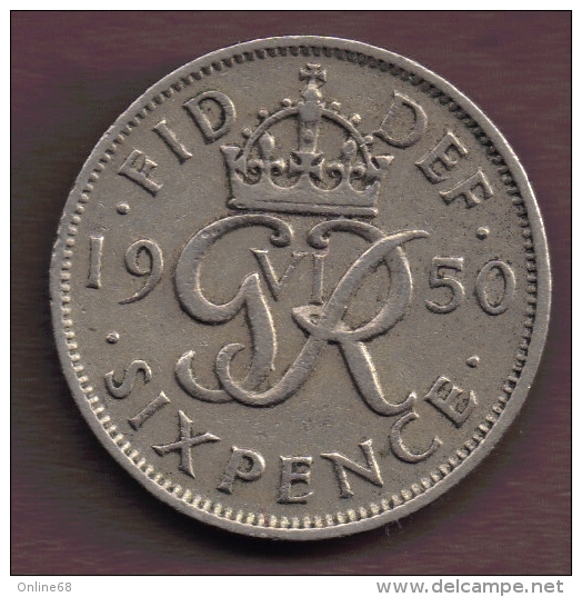 UK 6 PENCE 1950 - H. 6 Pence