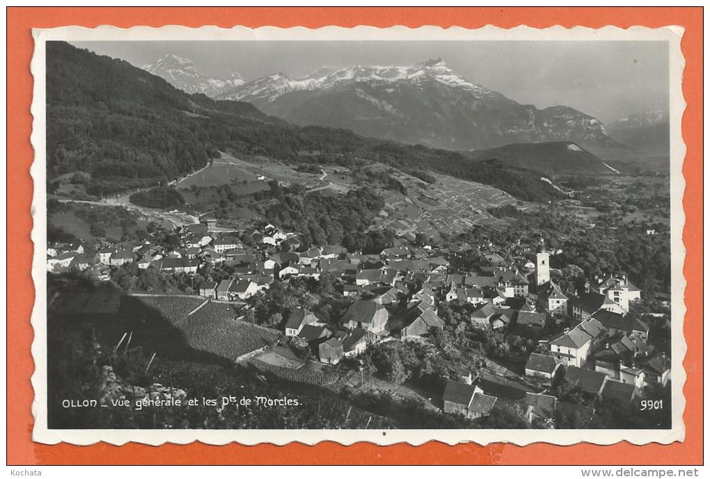 N14/528, Ollon Près Villars , Dents De Morcles, 9901, Circulée 1952 - Morcles