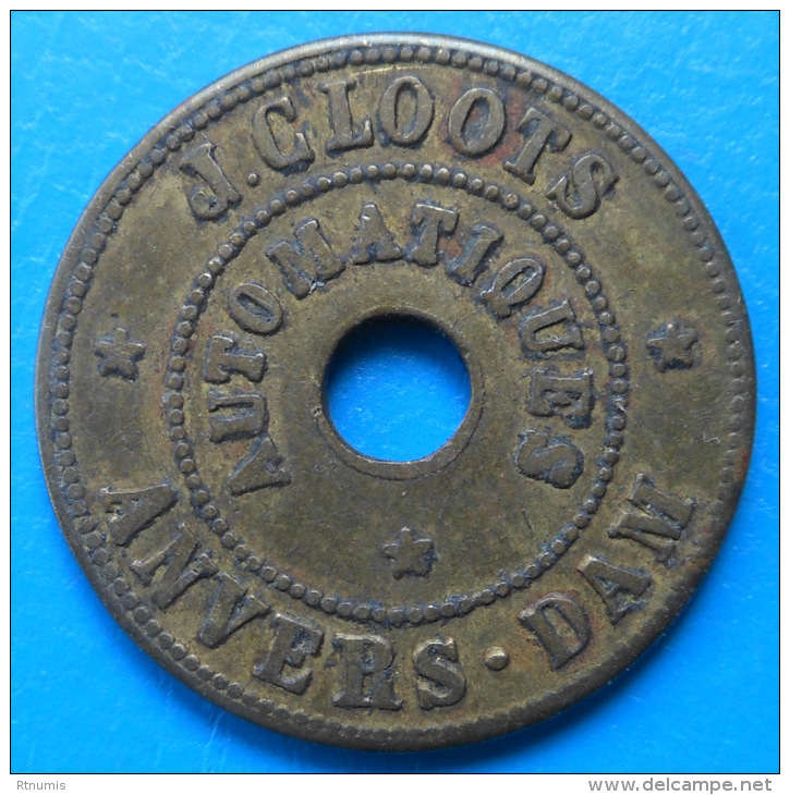 Anvers Dam J.C Loots 10 Centimes - Monetari / Di Necessità