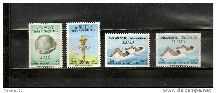 TOKIO OLIMPIC GAMES 1964 YEMEN ARAB REPUBLIC - Summer 1964: Tokyo
