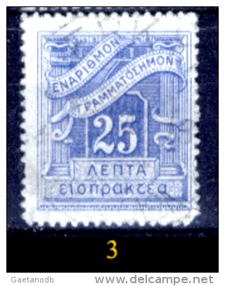 Grecia-F0079 - 1902 - Y&T: Segnatasse. N.31 (o) - Privi Di Difetti Occulti - A Scelta. - Usati