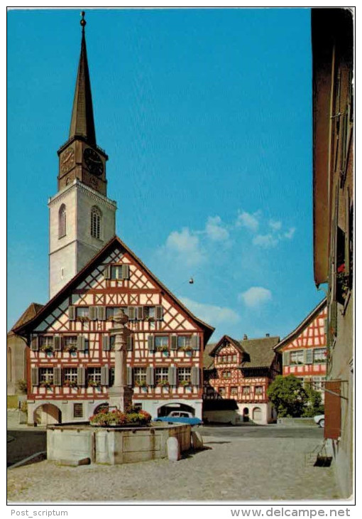 Suisse - Bülach - Kirche - Voiture DS - Bülach