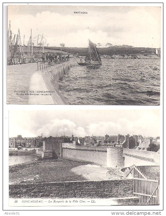 CONCARNEAU - Lot De 8 Cartes En Parfait état - Concarneau