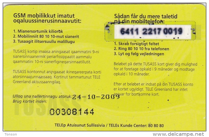 Greenland, PRE-GRL-1010, 100 Kr, 1 Sportman, 2 Scans   Expiry 24-10-2009. - Groenlandia