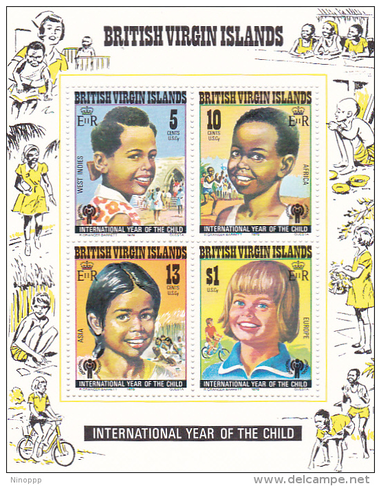 British Virgin Islands 1979 International Year Of The Child Souvenir Sheet MNH - British Virgin Islands