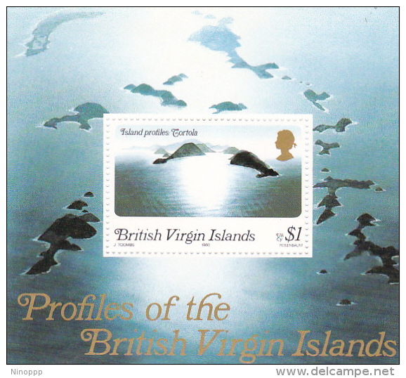 British Virgin Islands 1980 Profile Of The Islands Souvenir Sheet MNH - British Virgin Islands