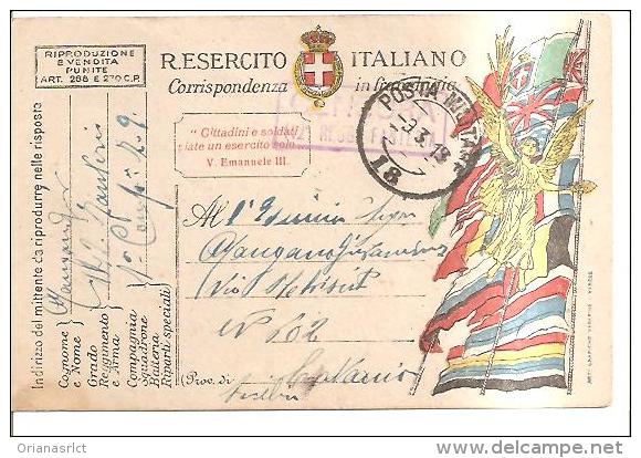 69173)cartolina Postale In Franghigia R.esercito Italiano   3-3-19 - Franchise