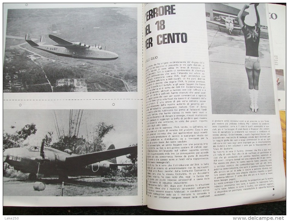 ALATA -  GENNAIO  1973 - 50 ANNI DELL'AERONAUTICA MILITARE - Engines